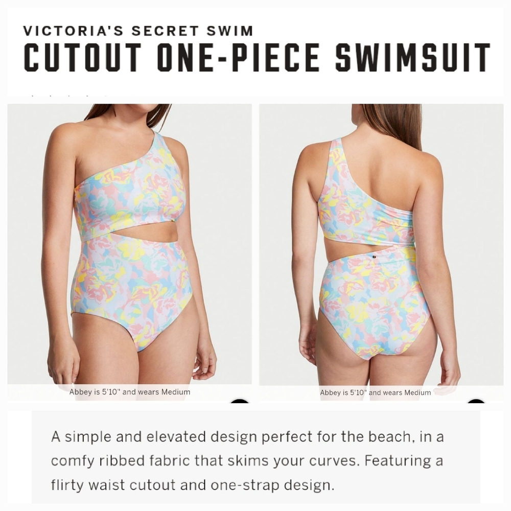 Victoria's secret swim cutout one-piece swimsuit